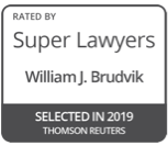 Rated By Super Lawyers - Wiliam J > Brudvik - Selected in 2019